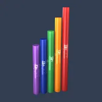BWCW-P Boomwhackers Музыкальные трубки, хроматический набор 5 нот, Boomwhackers