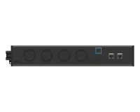 ABL 2M400405- Розеточная станция серии UDM с 4 розетками, 1xUSB-А, 1xUSB-C и 2xRJ45 Cat6A, черная