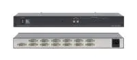 14578 VM-12HDCP - Kramer VM-12HDCP - высококачественный усилитель-распределитель сигнала DVI-D. Он выполняет перетактирование сигнала и компенсацию АЧХ кабеля, после чего выдает сигнал на 12 одинаковых выходов.