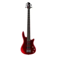 JACKSON JS3VQ CB, AH FB - TR RD BRST 5-струнная бас-гитара, цвет Transparent Red Burst