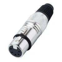 Разъём Bespeco  XLR female кабельный  (5FX)