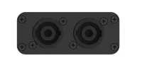 AUDAC CVS102/B Панель подключения с двумя разьёмами Speakon для VIRO5(D). Цвет: чёрный.