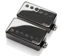 JH 'Het' Set Black Chrome комплект активных звукоснимателей James Hetfield, цвет Black Chrome, в комплекте 4 потенциометра и коммутация, EMG