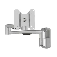 Kondator 438-LC65- Настенный шарнирный кронштейн серии OSLO для 1 монитора, макс. нагрузка 14 кг, серебристый