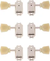 GIBSON DELUXE REISSUE-STYLE TUNER SET NICKEL набор винтажных колков для электрогитар Gibson, цвет никель