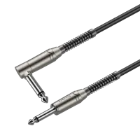 ROXTONE SGJJ110/1 Кабель инструментальный, 6mm, 1 x 0,22mm2, 6,3mm mono Jack - 6,3mm mono Jack (угловой), 1м