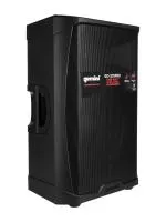Акустическая система [GD-215PRO E] Gemini [GD-215PRO] Активная, 2-х полосная, мощность RMS/Peak 280/1300 Вт, Max Peak SPL 120 Вт, динамики: 15" НЧ, 1,35" ВЧ, входы: 1/8” TRS AUX, 2x 1/4" TRS, 2x XLR, 2x RCA AUX, выходы: XLR Mix Out, Bluetooth, микрофон