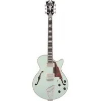 D'angelico deluxe le ss sage  полуакустическая гитара, кейс, hh, t-o-m, цвет светло-зеленый