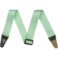 FENDER AM PRO Seatbelt Strap Mystic Seafoam Green ремень для гитары, цвет морской волны