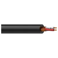 Procab MC305- Кабель микрофонный 2x0,23 кв.мм, черный