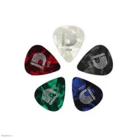 PLANET WAVES 1CRP7-10 10 PICK CELLULOID RPEARL X HEAVYнабор из 10-ти медиаторов, ультражесткие, цвет красный перламутровый