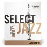 Rico rrs10ssx3m  трости для сопрано-саксофона, select jazz unfiled (3m), 10шт. в пачке