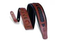 PM31-WAL Heirloom Series Ремень для гитары, кожаный, коричневый, Levy's