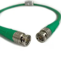 12G SDI BNC-BNC (mob) (green) 0,2 метра мобильный/сценический кабель (зелёный) GS-PRO