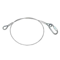 ИМЛАЙТ Тросик страховочный 800мм. с карабином, d=4мм, 100кг