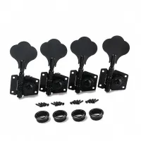 PP-B22-BK комплект 4 колков для бас-гитары, закрытая механика, черные, Smiger