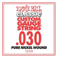Ernie Ball 1230 струна для электро и акустических гитар. Никель, калибр .030