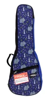 FORCE UL-13UK-T-PD (ФИОЛЕТОВЫЙ С СОБАКАМИ) - Чехол для укулеле тенор фиолетовый с собаками