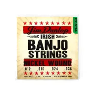 DUNLOP DJN Banjo Nickel Irish Tenor - Nickel 12-36 струны для банджо, никелированная сталь