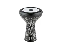 HE-1018 Mini Doumbek Барабан дарбука 4" х 7 1/2", алюминий, черный, Meinl