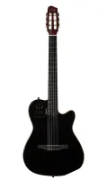 032174 ACS Cedar Black Электро-акустическая гитара с чехлом, черная, Godin