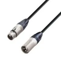 Adam hall k5 mmf 0100  микрофонный кабель 5star superior xlr(f)-xlr(m) с разъёмами neutrik, 1 м