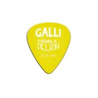 GALLI STRINGS D51Y - медиатор, delrin 351, 0.73, цвет жёлтый