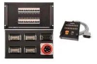 CHAIN MASTER ((CM-801032)  BGV-D8 manual controller 16-ch LED  контроллер ручного управления 16-каналов LED (Тип II) для 16-ти электроприводов (<1,0 кВт) с прямым управлением 400V<br> 8 x трехполюсных автоматических выключателя 16А<br> мониторинг фаз и вр