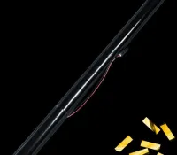 Одноразовый ствол для конфетти-пушки 80см с серпантином золото 1,5см х 10м