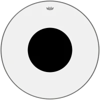 Пластик для большого барабана Remo Controlled Sound Clear Top Black Dot CS-1334-10