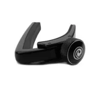 Planet waves pw-cp-02  каподастр для для гитары с закругленным грифом, черный, регулируемая нагрузка