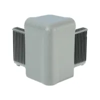 Adam Hall Уголок пластиковый Easy Case System, цвет серый алюминий Q4504AG