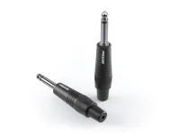 PROCAST cable TR-6.3/6/M/M - PROCAST Cable TR-6.3/6/M/M – TR Jack (male) 6.3mm разъем под пайку на кабель 6мм, MONO, металлический корпус, цвет черный