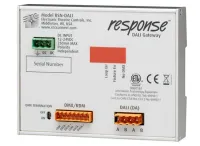 ETC Response DALI Gateway, DIN-rail mount Преоразователь сигнала DMX в сигнал управления DALI<br>Универсальные выходы DMX IN (THRU) OUT<br>Входы для управления по протоколам sACN и DMX<br>Питание от источника 18-24 В постоянного тока<br>1 loop управления 