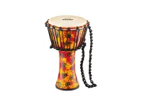 NINO-PDJ1-S-G Джембе 8", пластик, натуральная кожа, Nino Percussion