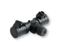 T-коннектор 2-х розеточный с кабельным вводом 16A/230V/2P+E/IP44 94325002