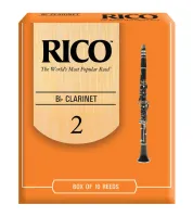 RCA1020 Rico Трости для кларнета Bb, размер 2.0, 10шт в упаковке Rico