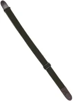 Guitar strap Magma MP11 - Polypropylene guitar strap with leather tips, khaki color