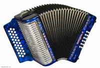 Аккордеон диатонический HOHNER Corona II Classic GCF dark blue