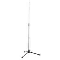 K&M 20130-300-55  микрофонная стойка прямая, черная, 900-1605 мм