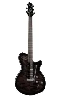 025503 xtSA Trans Black Электрогитара, черная, с чехлом, Godin