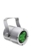 DTS FOCUS/R FC, SPOT lens, IP65, Silver  Компактный светодиодный прожектор для скрытой установки, 920 Lum, 3 Full Colour (RGBW) LEDs, угол 12‘, управление через контроллер Z1 (до 5-ти приборов), Z8 (до 32-х приборов), длина кабеля питания/управления до 10