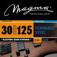Magma Strings BE166S - Струны для 6-струнной бас-гитары 30-125, Серия: Stainless Steel, Калибр: 30-45-65-80-100-125, Обмотка: круглая, нержавеющая ста