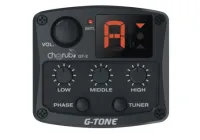 GT-2 Гитарный эквалайзер цифровой 3-полосный с тюнером и фэйзер эффектом, Cherub