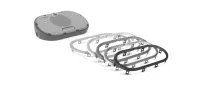 Ободы [F01U011669] BOSCH [DCN-DISRH-SR] для дискуссионного пульта серебристого глянцевого цвета, 10 шт.