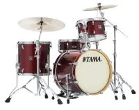 TAMA CK48S-DRP SUPERSTAR CLASSIC WRAP FINISHES ударная установка из 4-х барабанов, цвет темно-красный, материал клён.