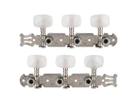 AOD-018C(W) Комплект колковой механики для классической гитары, 35мм, с втулками, Alice