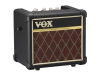 VOX MINI3-G2 Classic портативный комбоусилитель, 3 Вт, 11 типов усилителей, 8 эффектов + 4 типа ревербераторов/дилеев, гитарный вход, микрофонный вход, линейный вход, выход на наушники, встроенный тюнер, динамик 5"