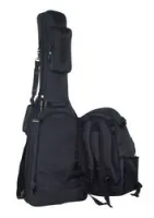 Rockbag rb20456 b  чехол для электрогитары + рюкзак, серия cross walker, подкл. 20 мм, черный