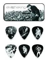 EPPT01 Elvis Presley King Медиаторы 6шт, средние, в коробочке, Dunlop